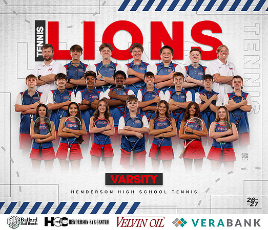 Tennis Team Banner 2026